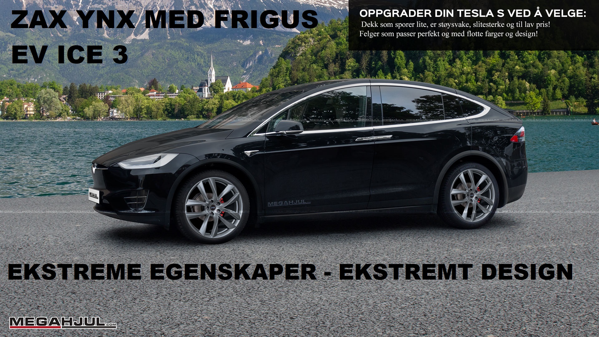 felger-vinterdekk-tesla-x-støysvake